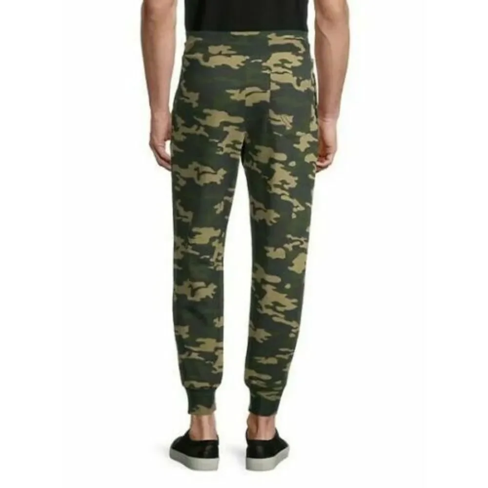True Religion Camo Print Logo Jogger Pants Sweatpants Large retail $99
